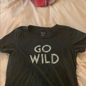 aerie “go wild” t-shirt
